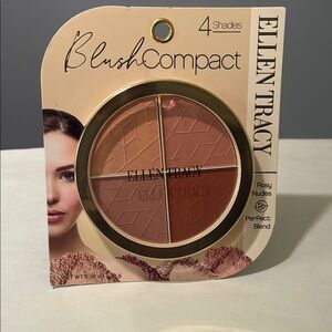 🌿Ellen Tracy Rosy Nudes Blush Compact – 4 Shades